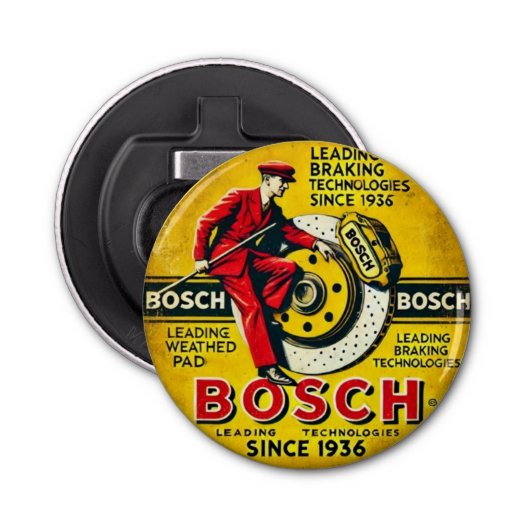 Bosch Vintage Style retro charm Button Flesopener (Voorkant)