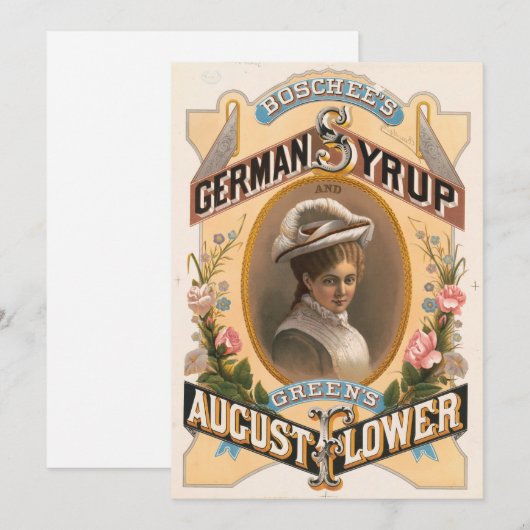 Boschee’s Duitse siroop en de augustus bloemen van (Voorkant / Achterkant)