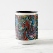 "Bosco, een Basquiatopus" 11 oz drinkbeker Mok (Midden)