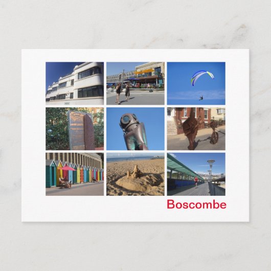 Boscombe Briefkaart (Voorkant)