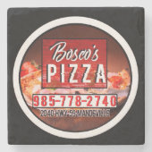 Bosco's Onderzetter van Pizza Marble (Voorkant)