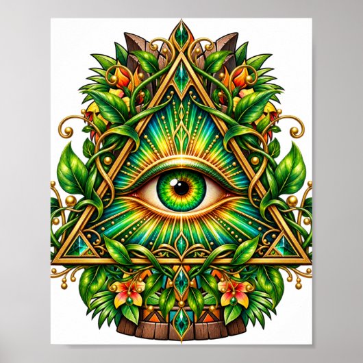 Bosdak oog poster (Voorkant)