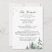 Bosdenbomen in één Christelijk huwelijk Kaart (Achterkant)