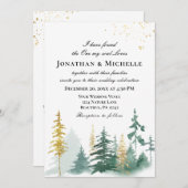 Bosdenbomen in één Christelijk huwelijk Kaart (Voorkant / Achterkant)