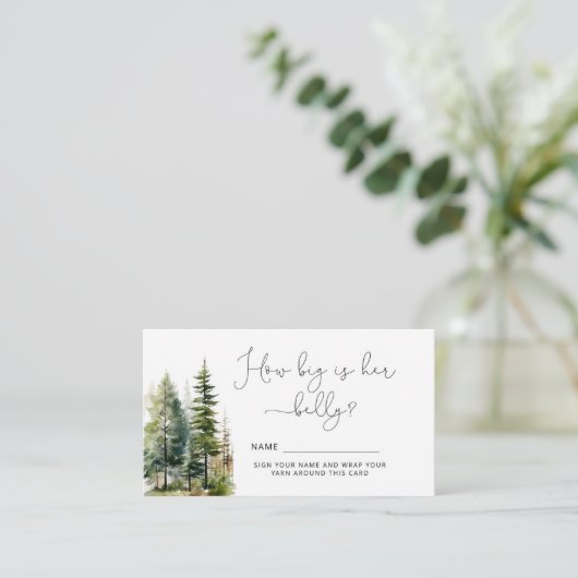 Bosdennen hoe groot is mama's buik informatiekaartje (Staand voorkant)