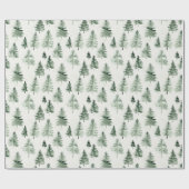 Bosdennenboom Inpakpapier Cadeaupapier (Vlak)