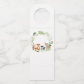 bosdier baby shower ontwerp flessenhanger (Achterkant)