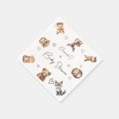 Bosdier Baby Shower Servet (Hoek)