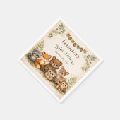 Bosdier Baby Shower Servetten (Hoek)