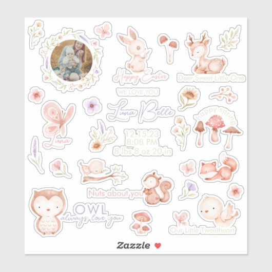 Bosdier Baby Vinyl Stickers (Vel)