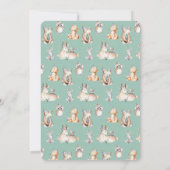 Bosdier bos baby shower uitnodiging (Achterkant)