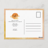 bosdier bosvos vos ansichtkaart briefkaart (Achterkant)