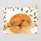 bosdier bosvos vos Postkaart (Voorkant)