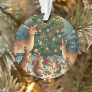 Bosdier Kerst Scene Ornament