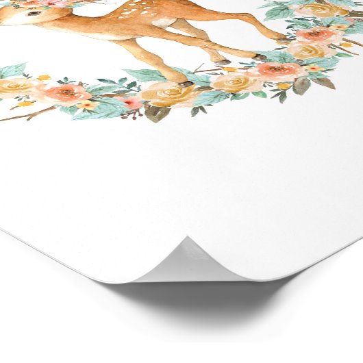 Bosdier Kunst voor Kinderkamers Muur Poster (Hoek)