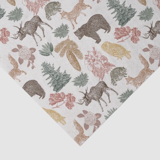 bosdier tissuepapier (Detail)