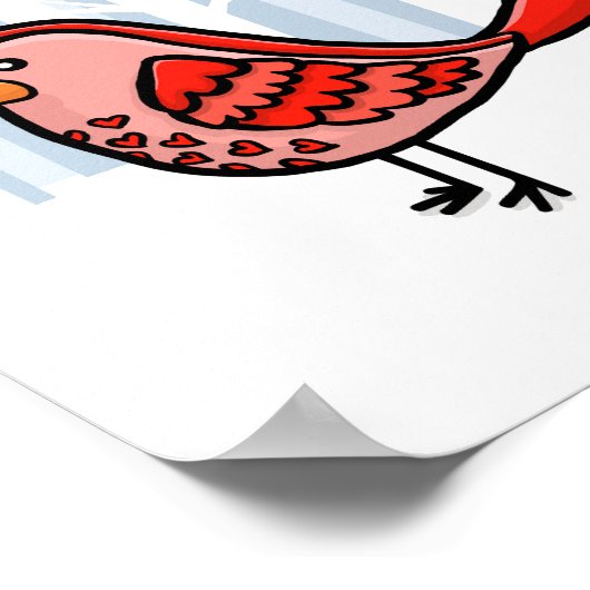 Bosdier Vogel Poster (Hoek)