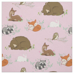 Bosdier Watercolor Babykamer Stof