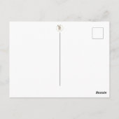 Bosdier Waterverf Konijn Briefkaart (Achterkant)