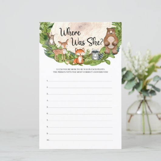 Bosdierbossen, waar was ze? (Staand voorkant)