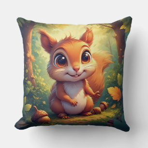 🐿️ Bosdierdecoratie voor knusse blokhutkamers 🌲 Kussen