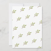 Bosdierdieren dansen Forest Picnic Kaart (Achterkant)