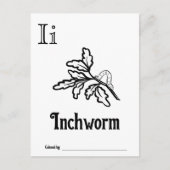 Bosdieren ABC Kleurend Baby shower Activiteit Briefkaart (Voorkant)