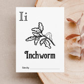 Bosdieren ABC Kleurend Baby shower Activiteit Briefkaart