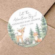 Bosdieren Avontuur Baby Shower