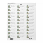 Bosdieren Avontuur Retouradres Etiket (Full Sheet)