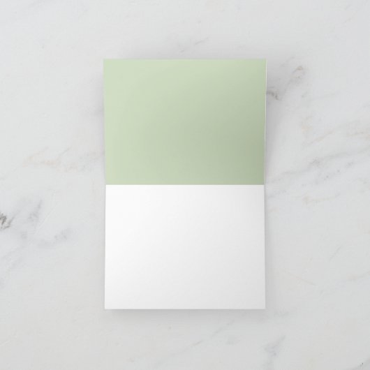 Bosdieren Baby Bedankt Kaart (Binnen)