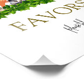 Bosdieren baby Favors teken Foto Afdruk (Hoek)