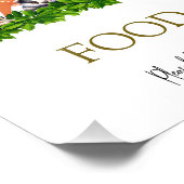 Bosdieren baby FOOD teken Foto Afdruk (Hoek)