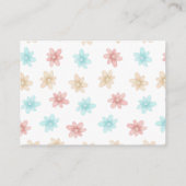 Bosdieren baby Herten baby shower Informatiekaartje (Achterkant)