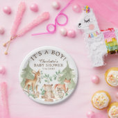 Bosdieren Baby shower 7" Bord (Feest)