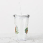 Bosdieren Baby Shower Acryl Drinkbeker (Links)