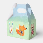 Bosdieren Baby Shower Bedankdoosjes (Achterkant)