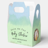 Bosdieren Baby Shower Bedankdoosjes (Geopend)
