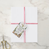 Bosdieren Baby Shower Bedankt Cadeaulabel (Met Touw)