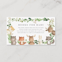 Bosdieren Baby Shower Boeken Voor Baby