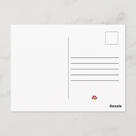 Bosdieren Baby shower Bos Schattige Briefkaart (Achterkant)