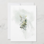 Bosdieren baby shower Bosdieren Kaart (Achterkant)