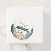 Bosdieren Baby Shower Favor Tag Bedankjes Labels (In situ)
