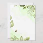 Bosdieren Baby Shower Kaart (Achterkant)