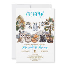 Bosdieren baby shower