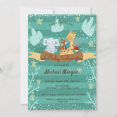Bosdieren Baby Shower Kaart (Voorkant)