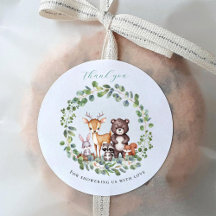 Bosdieren baby shower