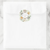 Bosdieren Baby Shower Ronde Sticker (Tas)