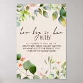 Bosdieren Baby Shower Spel Bord Poster (Voorkant)