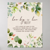 Bosdieren Baby Shower Spel Bord Poster (Voorkant)